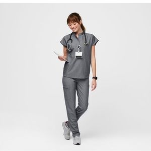FIGS SCRUB SET, MED RAFEALA TOP & MED KADE pants, EUC, pet free/smoke free home